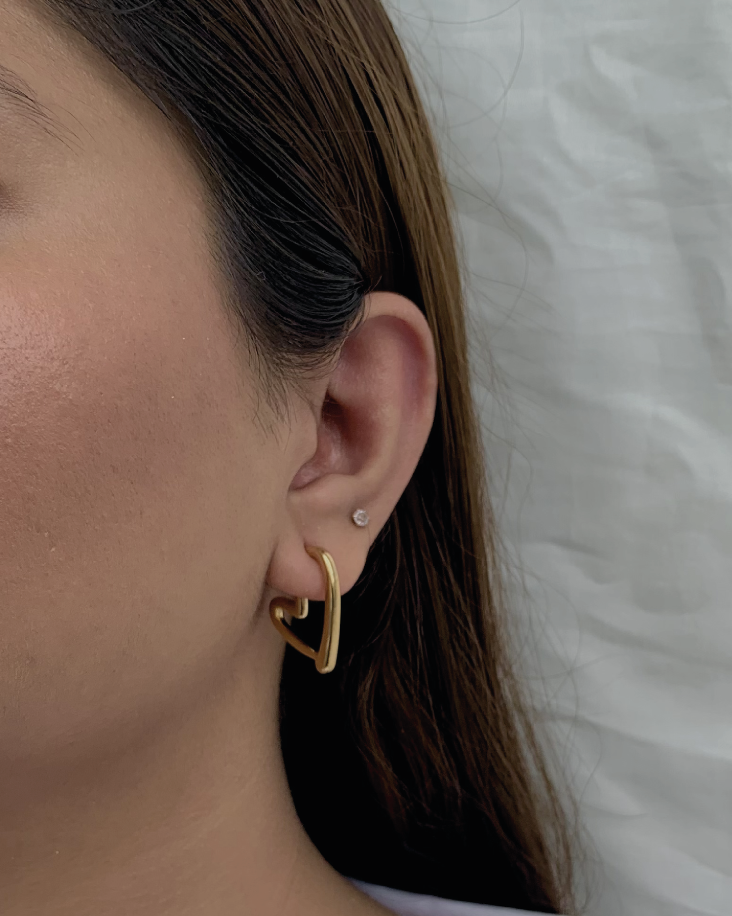 Curvy Hearts Earrings