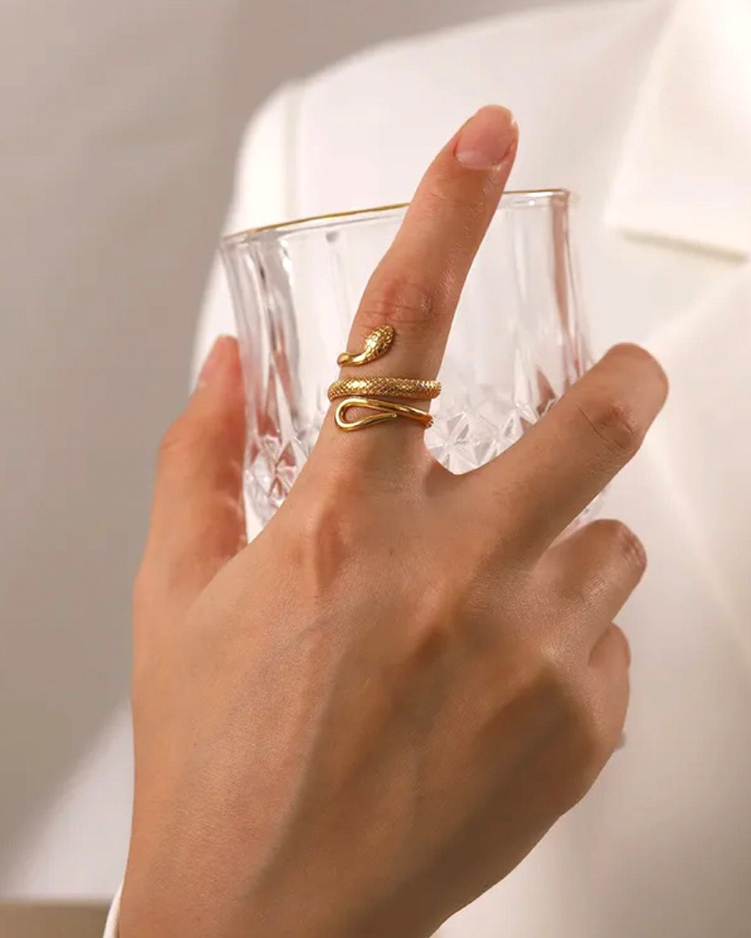 Serpent Wrap Ring