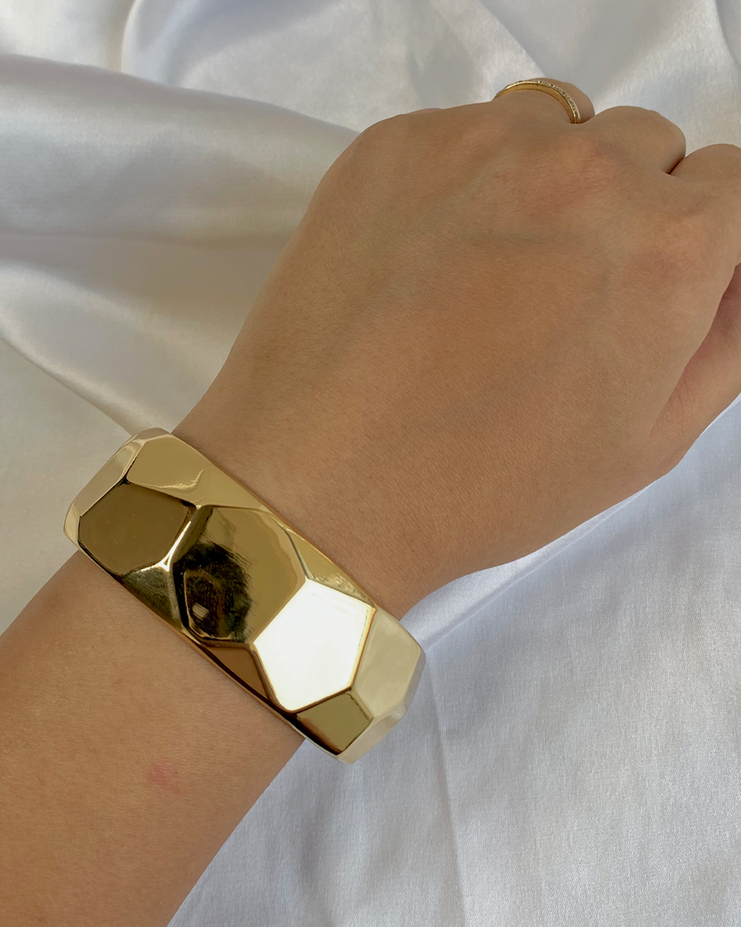 Edgy Charm Bangle