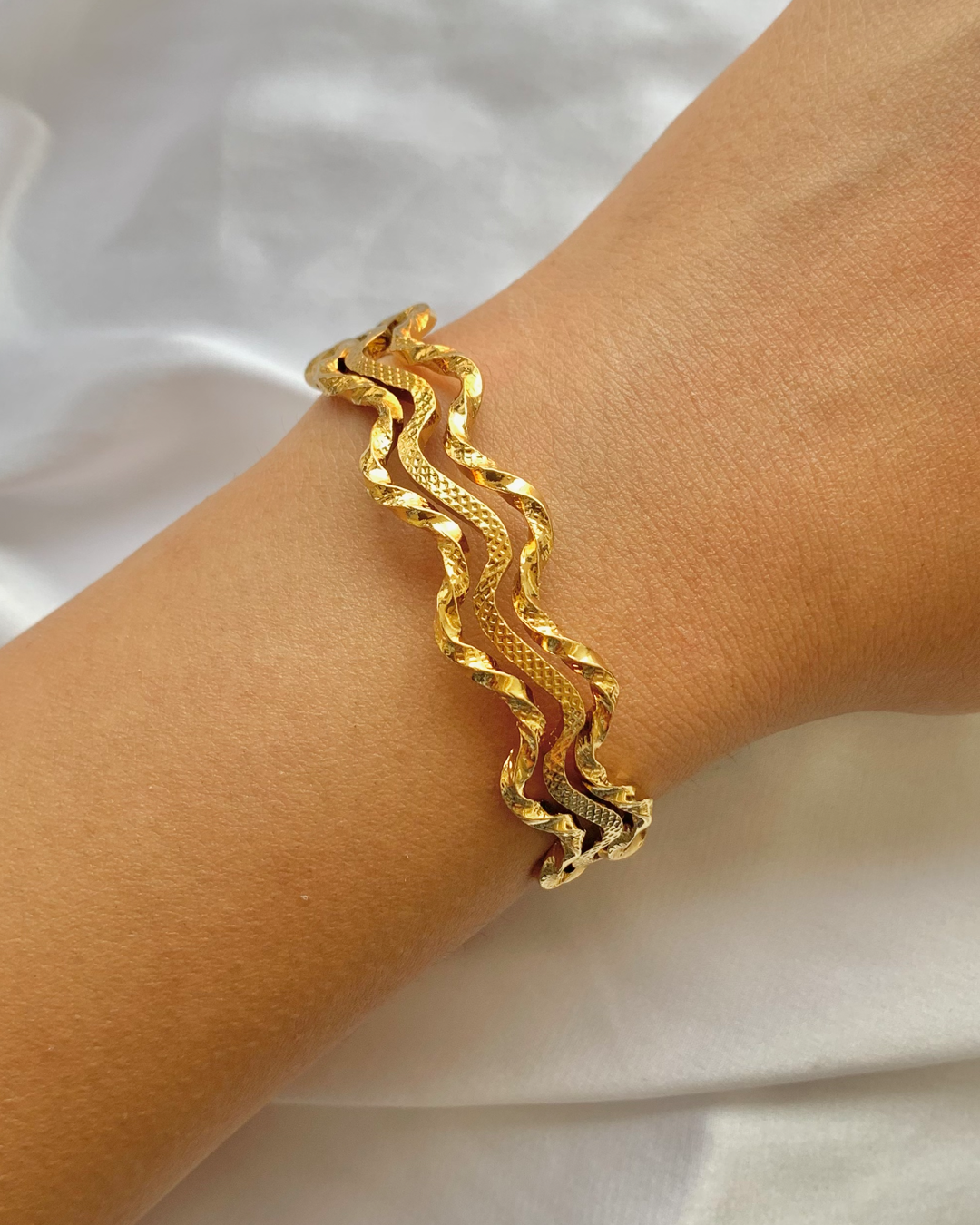 Golden Waves Cuff