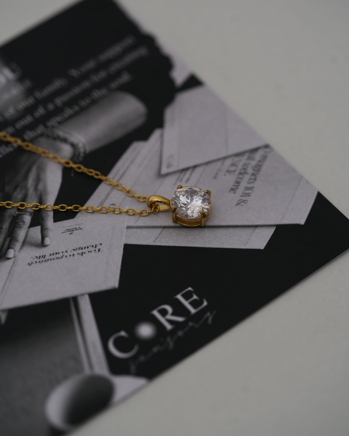 Solitaire Pendant Necklace