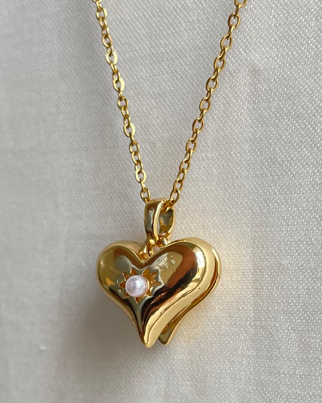 Pearl In A Heartbeat Pendant