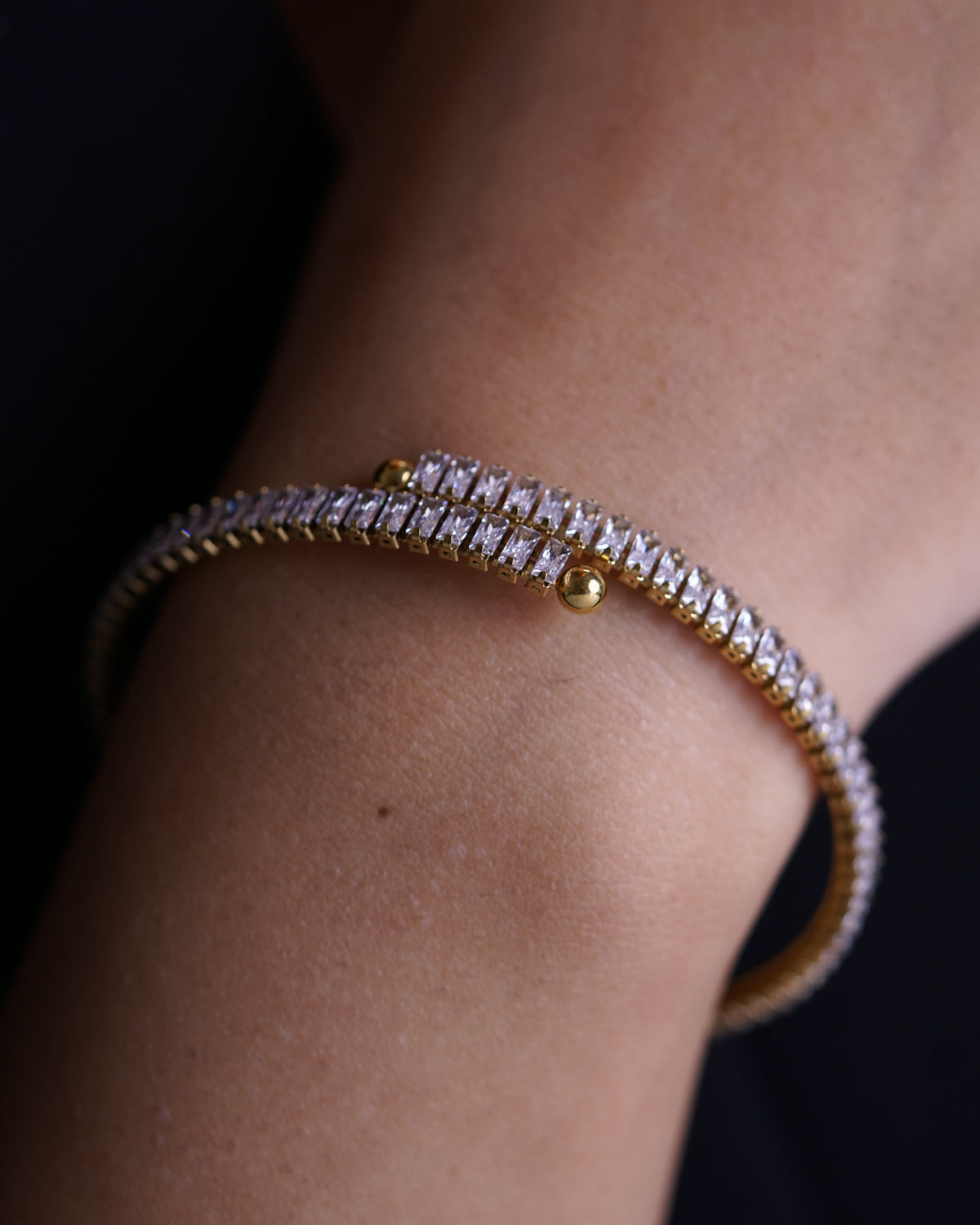 Edgy Shimmer Bracelet