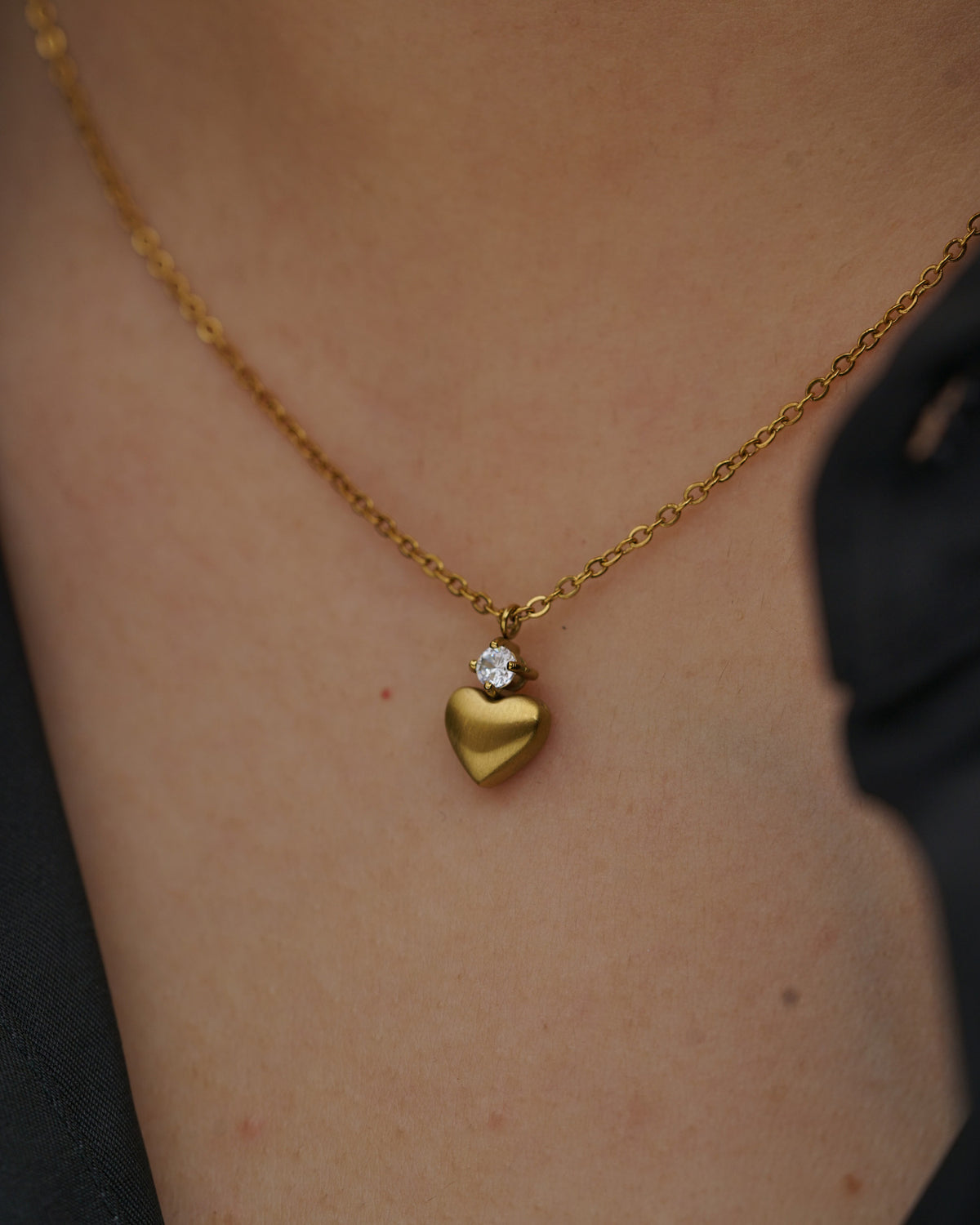 Celeste Heart Pendant Necklace