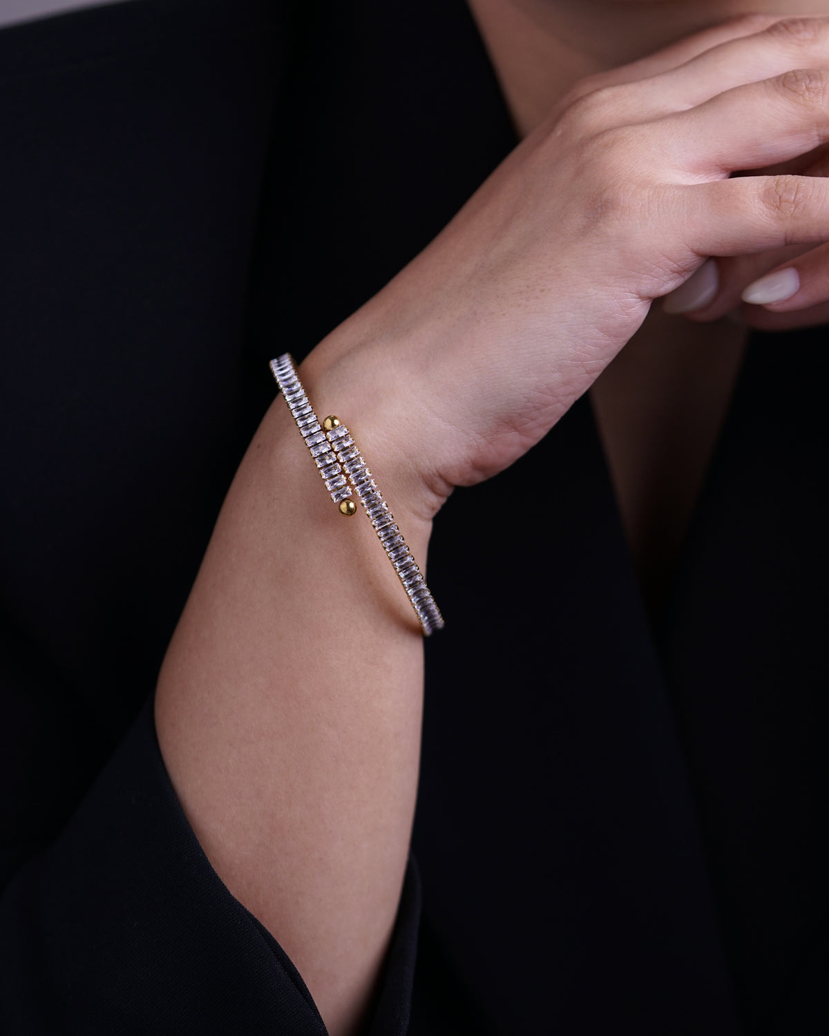 Edgy Shimmer Bracelet