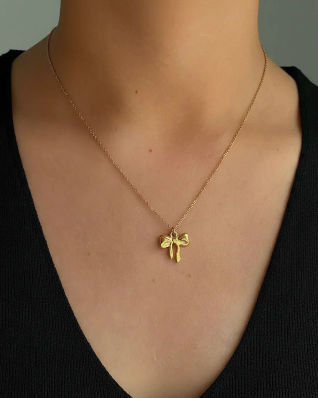 Tiffany Bow & Sleek Link Chain Combo