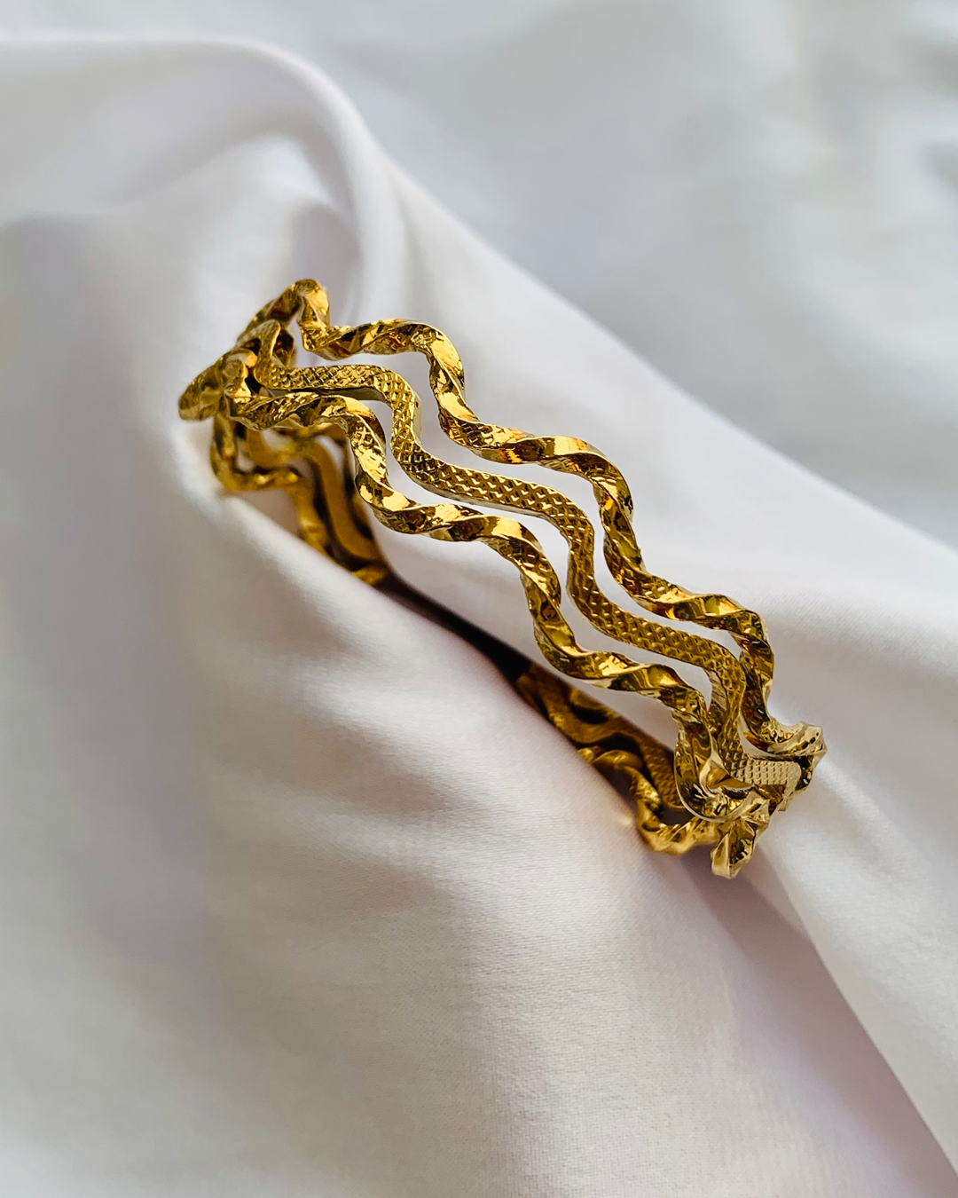 Golden Waves Cuff