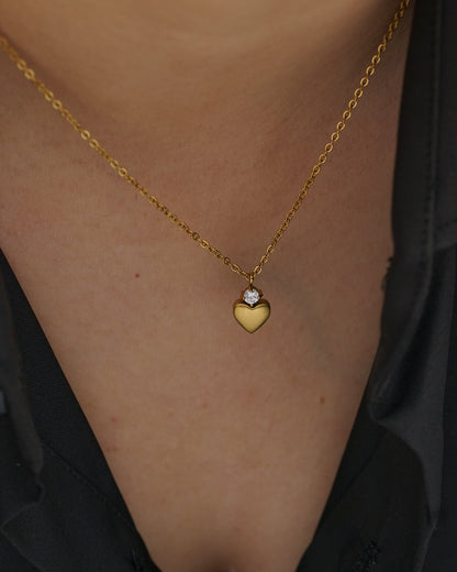 Celeste Heart Pendant Necklace