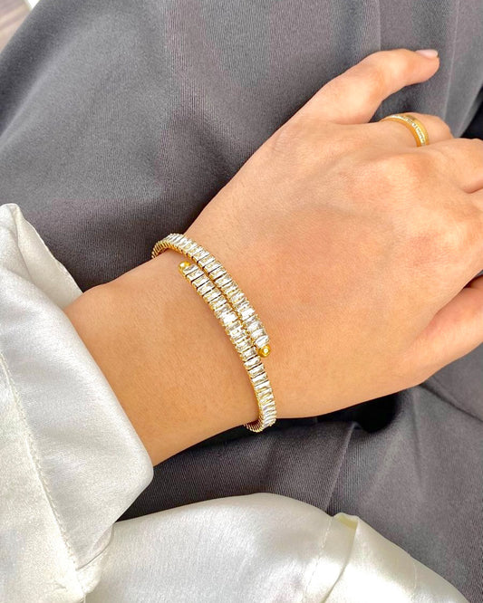 Edgy Shimmer Bracelet