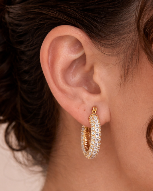 Crystal Hoops