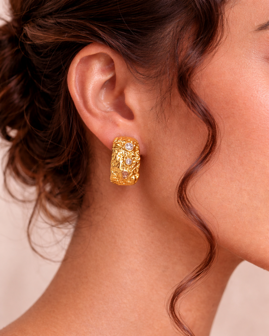 Stardust Chunky Hoops