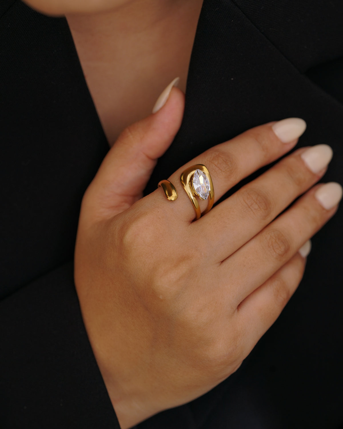 Contour Wrap Ring