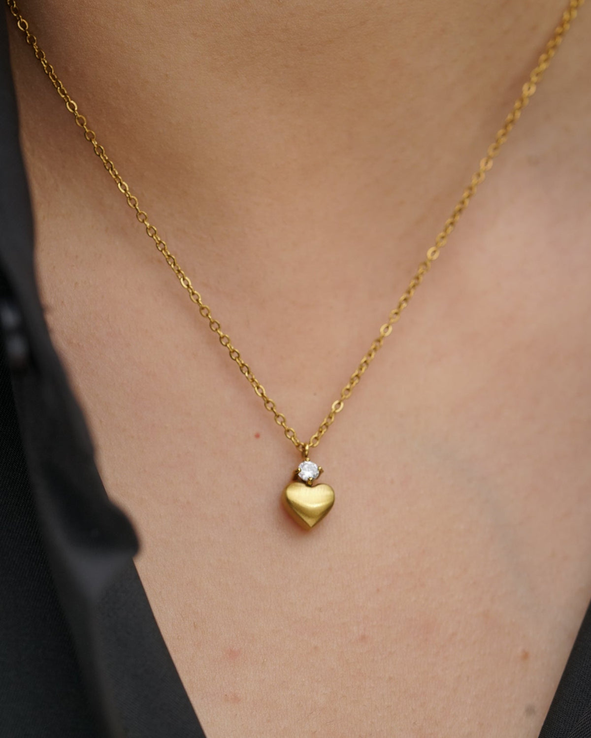 Celeste Heart Pendant Necklace
