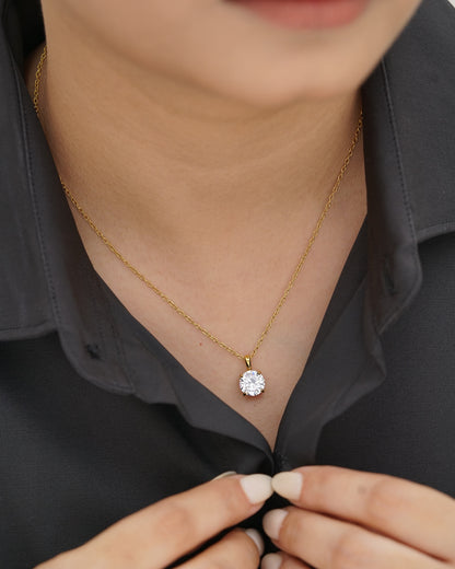 Solitaire Pendant Necklace