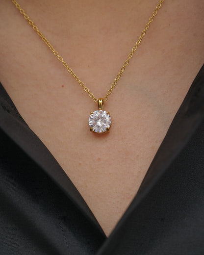 Solitaire Pendant Necklace