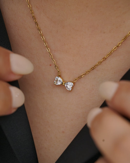 Baby Bow Pendant Necklace