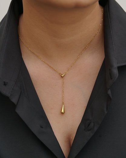 Dainty Drop Pendant Necklace