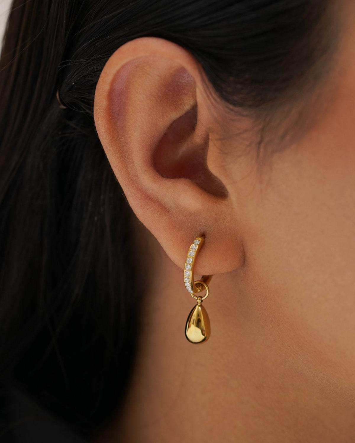Rosemary Huggie Earrings