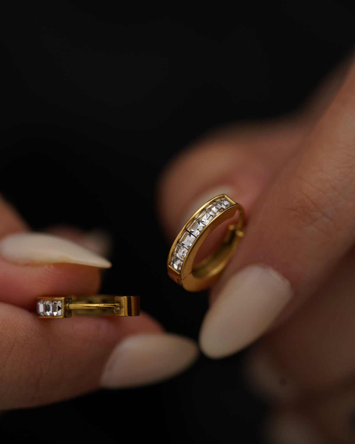 Christina Huggie Earrings