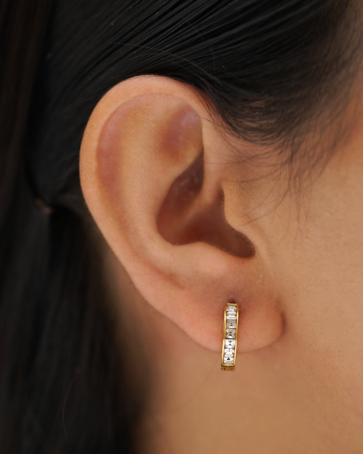 Christina Huggie Earrings