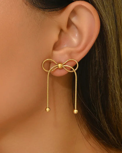 Elle Bow Earrings by Core Sensory