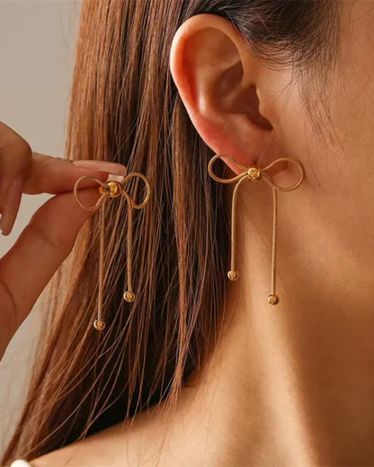 Elle Bow Earrings by Core Sensory