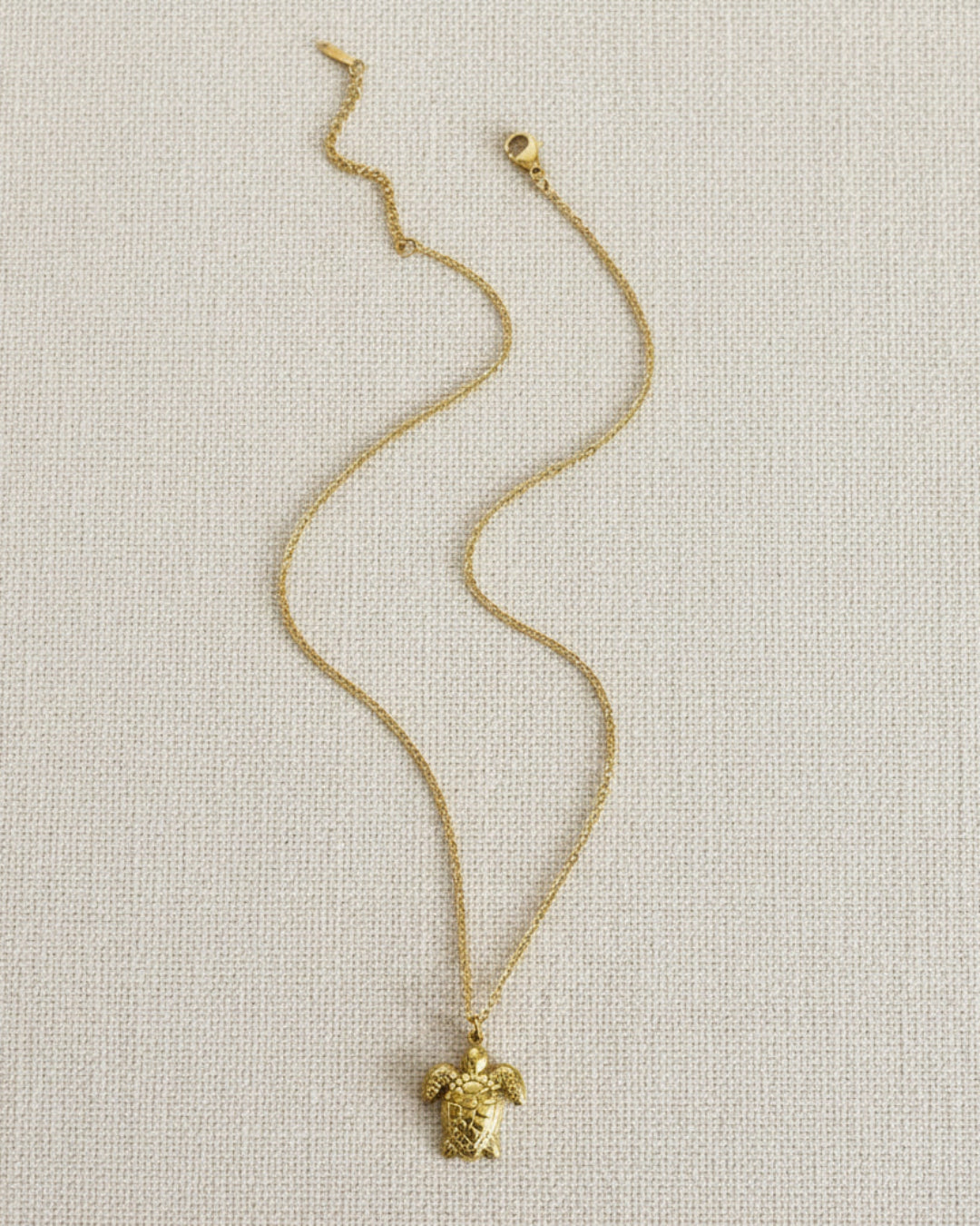 Gilded Turtle Pendant