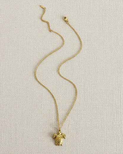 Gilded Turtle Pendant by Core Sensory