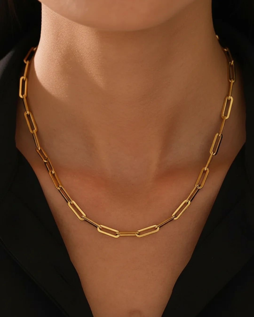 Sleek Link Chain & Turtle Pendant Combo
